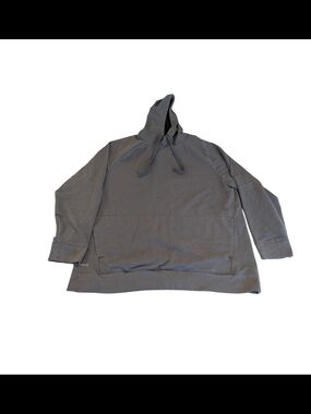 EUC Russell Mens XL Training Fit Dri-power Gray Hooded Sweatshirt